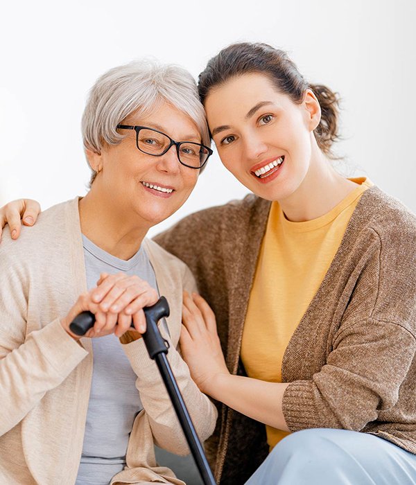 Elderly receiving home care
